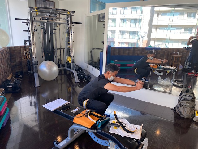 加圧BFRトレーニング資格取得講習会