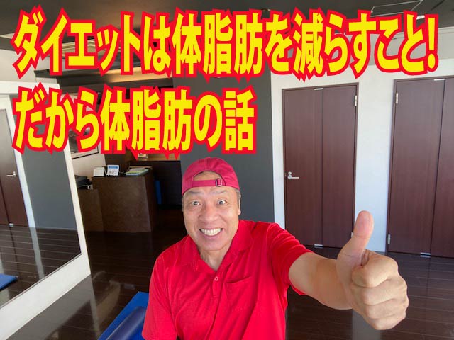 ダイエットは体脂肪を減らすこと！だから体脂肪の話！