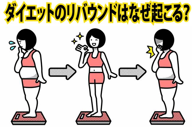ダイエットのリバウンドはなぜ起こる？