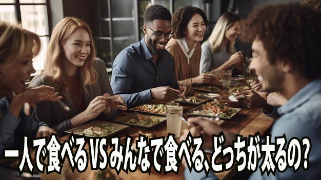 一人で食べる VS みんなで食べる、どっちが太るの？