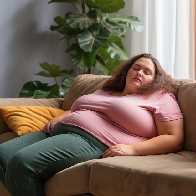 ソファーに座って動かない