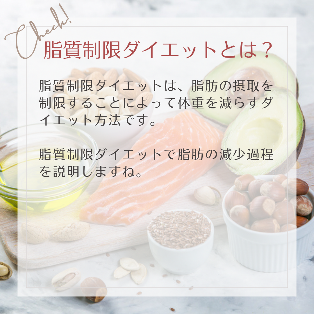 脂質制限ダイエットとは