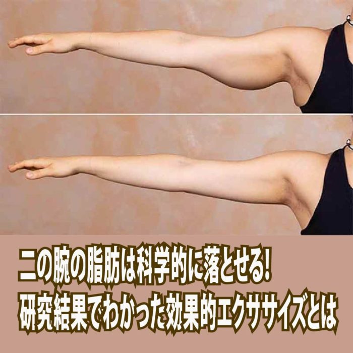 二の腕の脂肪は科学的に落とせる！研究結果でわかった効果的エクササイズとは