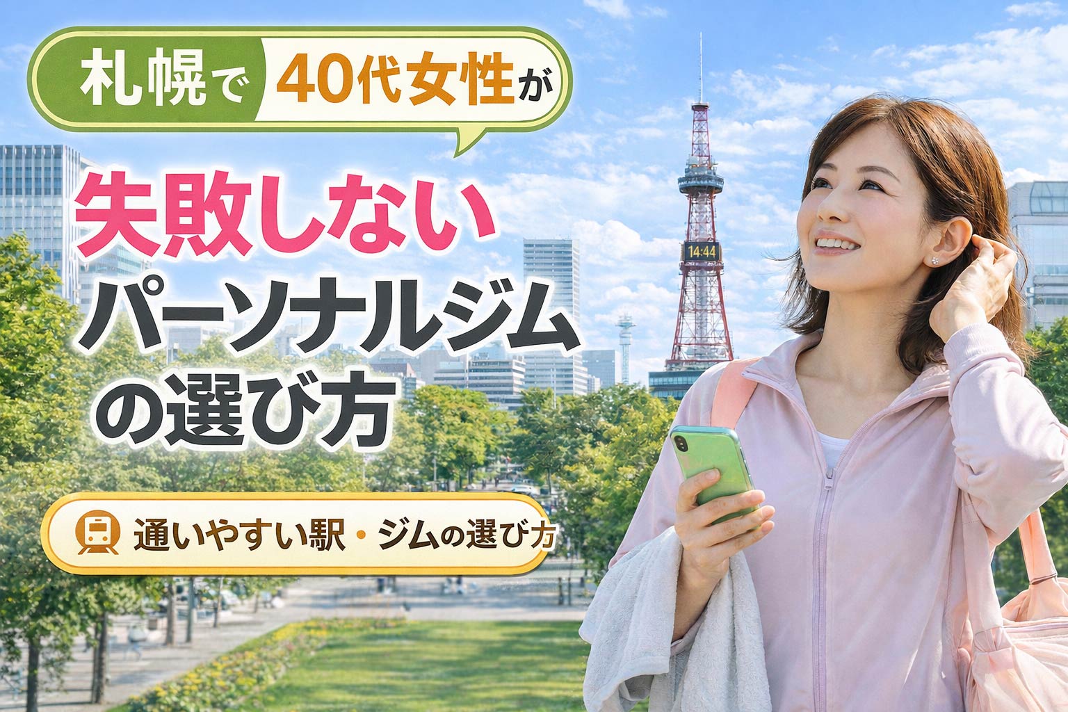 札幌で40代女性が失敗しないパーソナルジムの選び方｜西18丁目の現場から本音解説